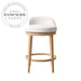 Modern Swivel Wooden Bar Stool for Kitchen, Villa, Club, Commercial