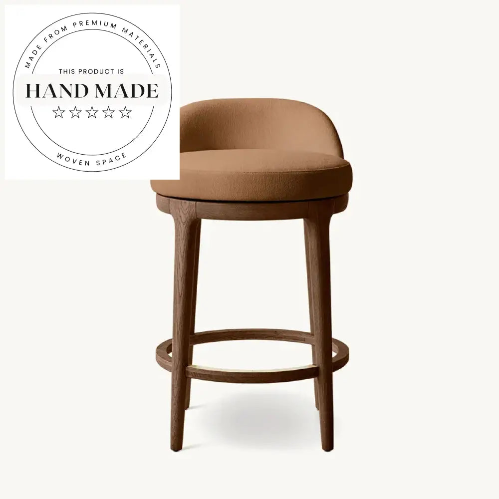 Modern Swivel Wooden Bar Stool for Kitchen, Villa, Club, Commercial