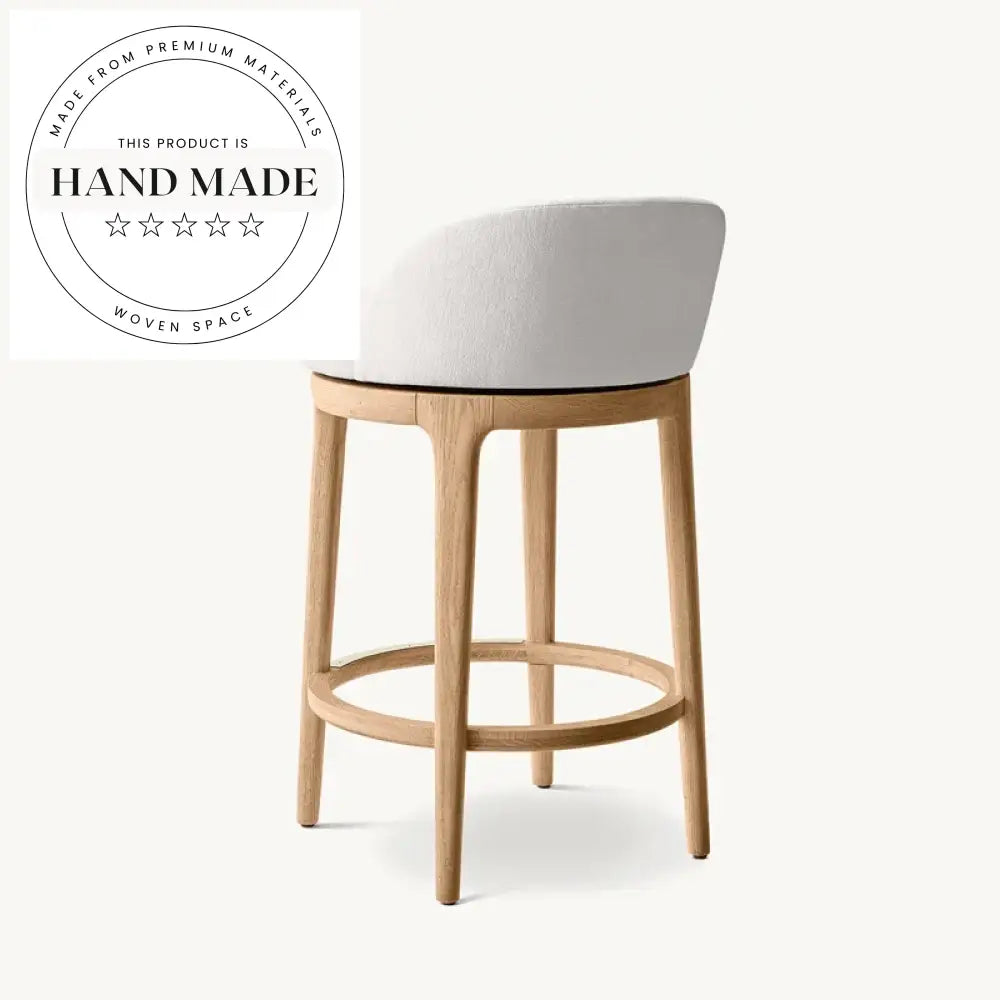 Modern Swivel Wooden Bar Stool for Kitchen, Villa, Club, Commercial