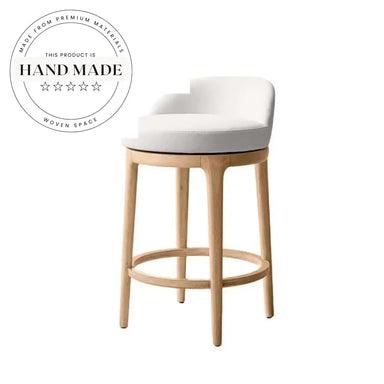 Modern Swivel Wooden Bar Stool for Kitchen, Villa, Club, Commercial