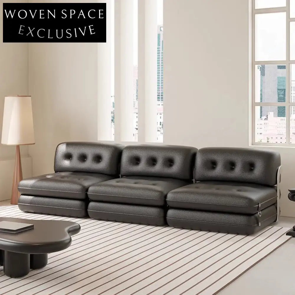 Modern Tatami Folding Sofa Bed Luxury Multi-Seat Couch for Living Room Comfort