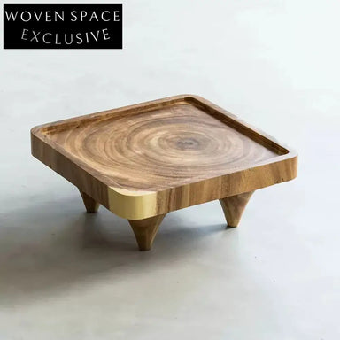 Modern Tatami Style Low Height Solid Wood Tea Coffee Side End Table