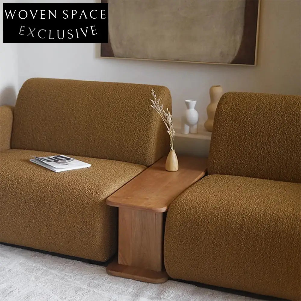 Modern Teddy Fabric Modular Sectional Accent Leisure Living Room Sofa Chair