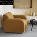 Modern Teddy Fabric Modular Sectional Accent Leisure Living Room Sofa Chair