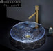 Modern Tempered Glass Oval Vessel Bathroom Sink for Contemporary Homes