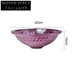 Modern Tempered Glass Vessel Sink Artistic Countertop Bathroom Basin