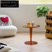 Modern Transparent Acrylic Round Side Table for Elegant Living Room Decor