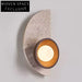 Modern Travertine Marble Stone Moon Shaped LED Wall Lamp for Home Decor