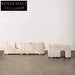 Modern Travertine Stone Long Ottoman Stool, Multi-Functional Bench & Side Table