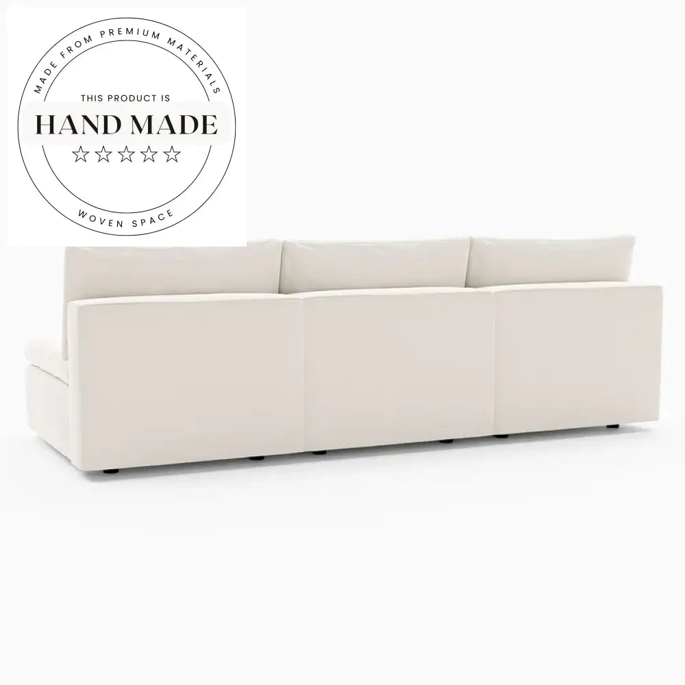 Modern Tufted Fabric Sectional Modular Living Room Lounge Sofa