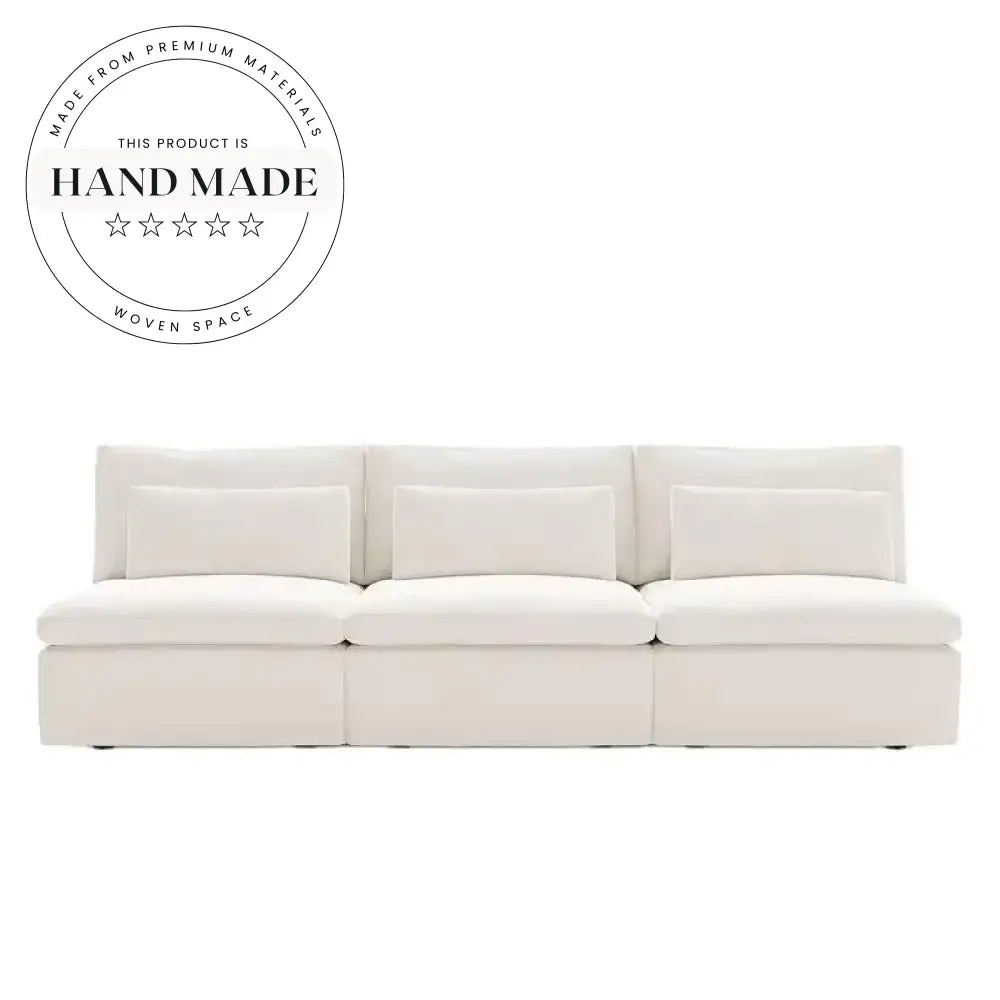 Modern Tufted Fabric Sectional Modular Living Room Lounge Sofa