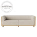 Modern Tufted Upholstered Fabric 3 2 1 Seater Sectional Sofa
