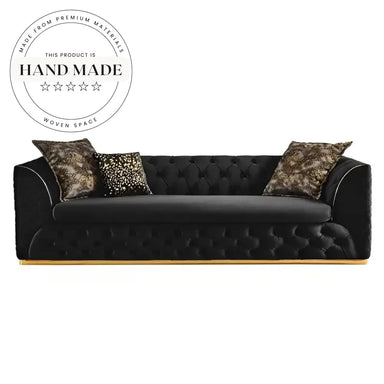Modern Tufted Velvet Chesterfield Luxury Living Room Sofa