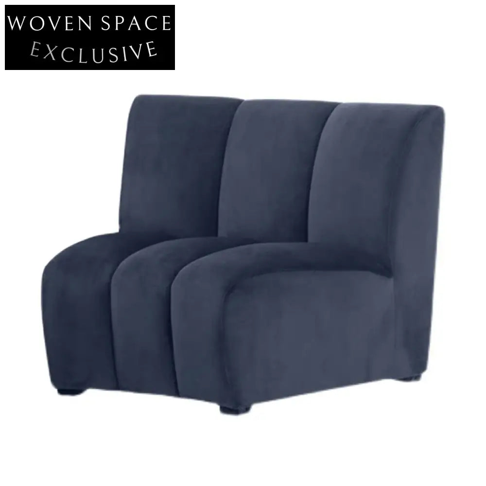 Modern U-Shaped Velvet Sectional Corner Sofa for Spacious Living Room