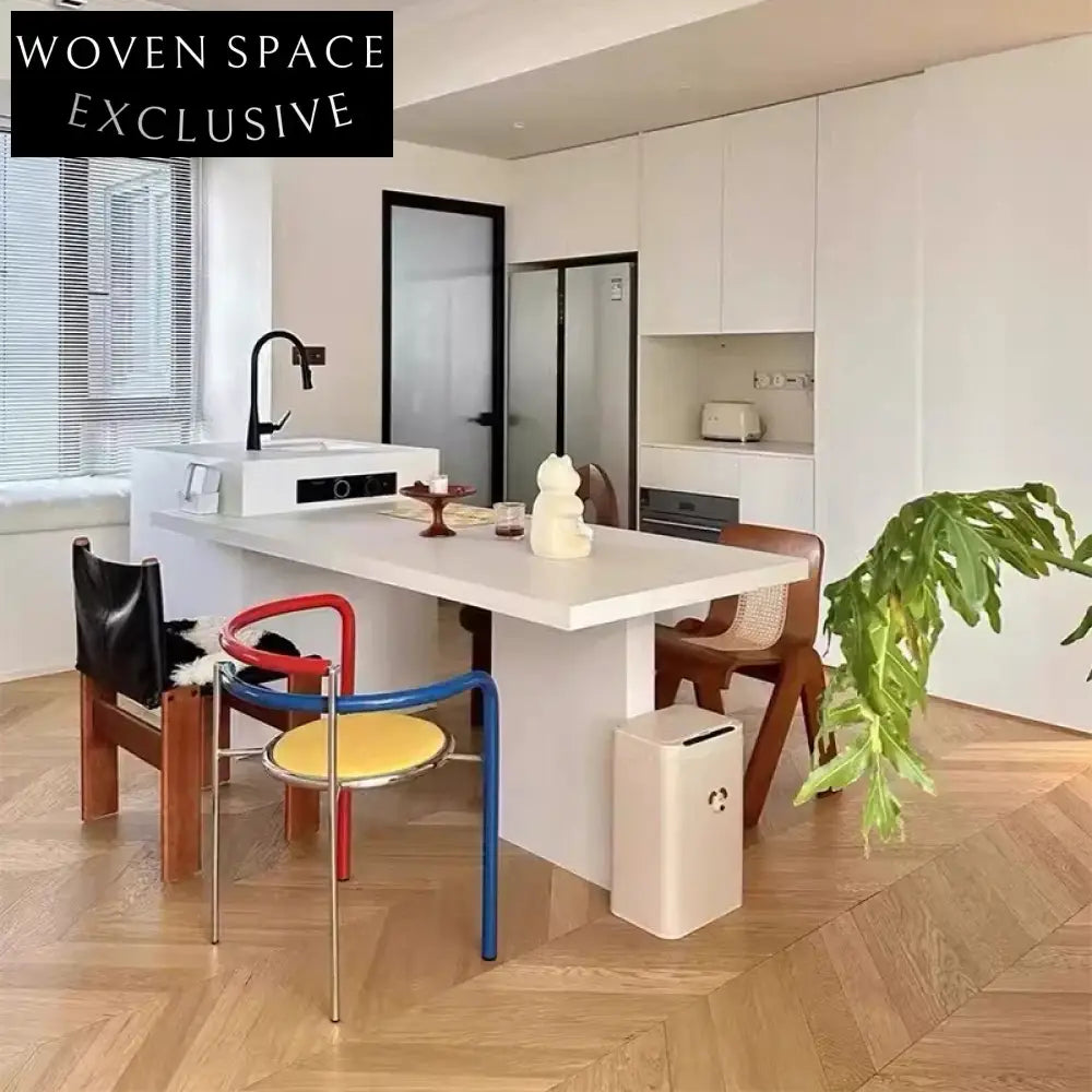 Modern Unique Cafe Dining Chair, Contrasting Color, Stainless Steel Legs, Home Furniture