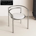 Modern Unique Cafe Dining Chair, Contrasting Color, Stainless Steel Legs, Home Furniture