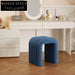Modern Upholstered Fabric Bench Ottoman with Wooden Frame for Bedroom Living Room