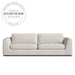 Modern Upholstered Fabric L-Shaped Corner Wood Base Villa Sectional Sofa