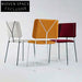 Modern Upholstered Fabric Metal Dining Chair for Home, Hotel, Commercial Use