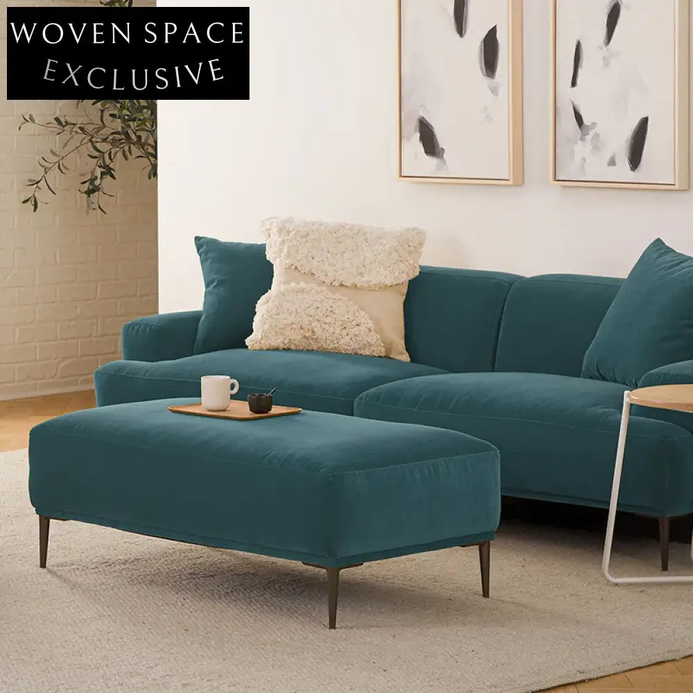 Modern Upholstered Fabric Sectional Sofa Couch for Living Room & Hotel Spaces