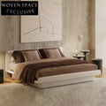 Modern Upholstered Fabric Soft Bed Frame for Hotels and Home Bedrooms