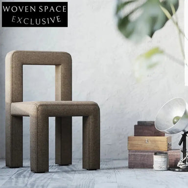 Modern Upholstered Fabric Wooden Dining Chair for Commercial & Home Use