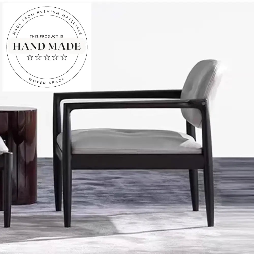 Modern Upholstered Leather Reclining Living Room Accent Chair