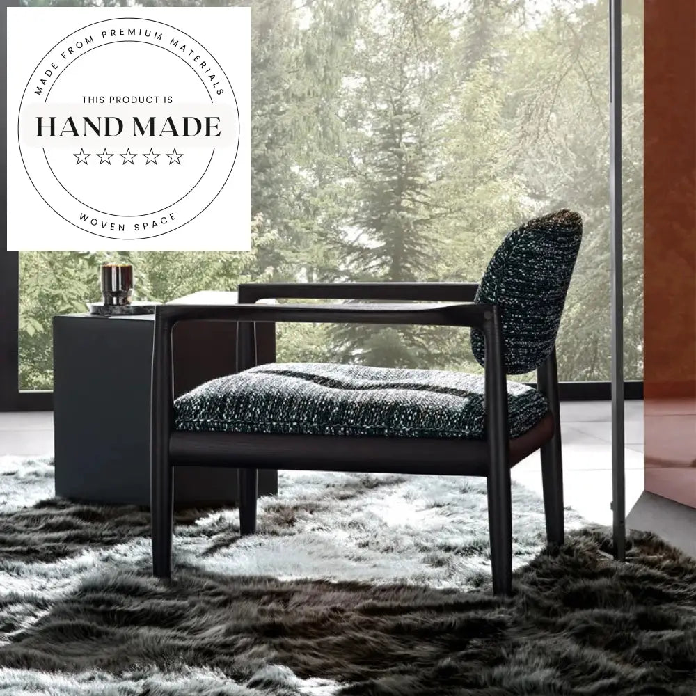 Modern Upholstered Leather Reclining Living Room Accent Chair