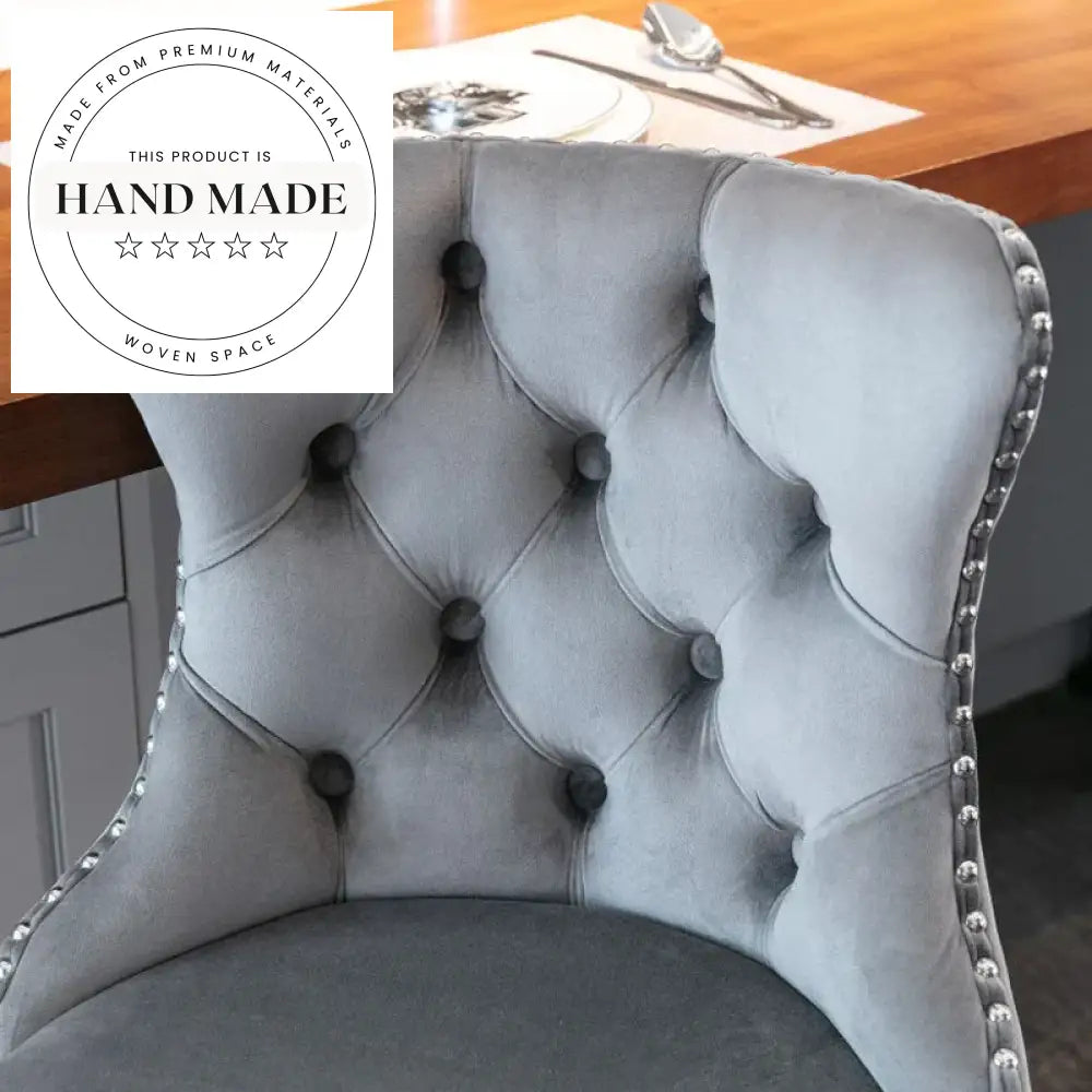 Modern Upholstered Metal High Bar Stool for Kitchen Dining