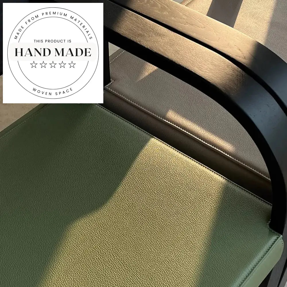 Modern Upholstered Solid Wood Dining Armchair