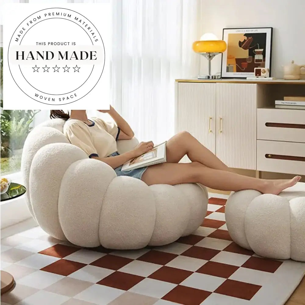 Modern Upholstered Swivel Recliner Accent Chair with Ottoman Armchair