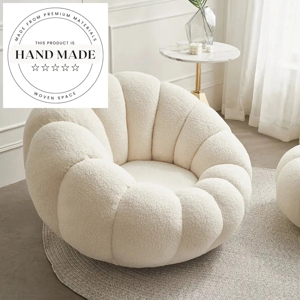 Modern Upholstered Swivel Recliner Accent Chair with Ottoman Armchair