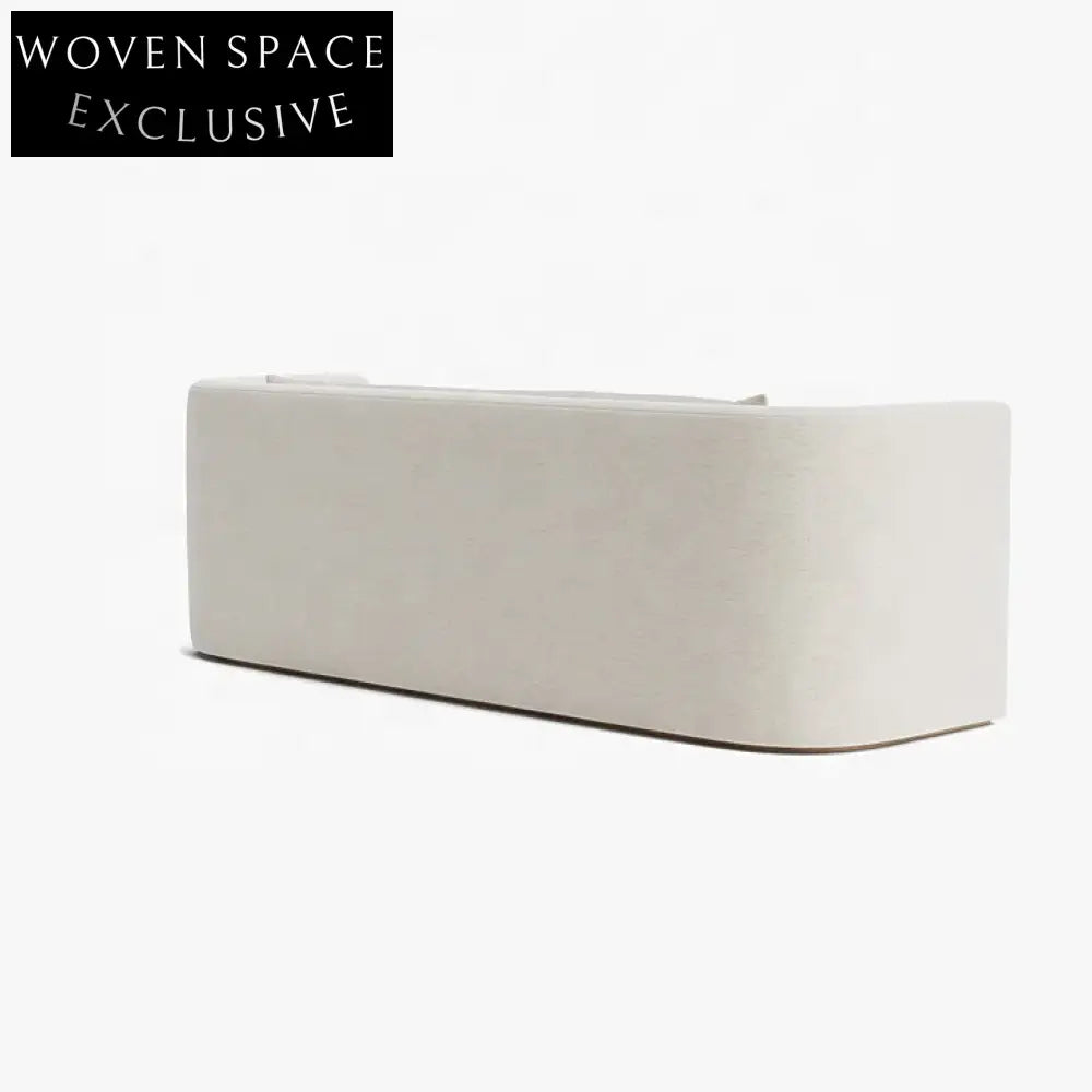 Modern Velvet Curved Sofa: Solid Wood Frame Living Room Couch