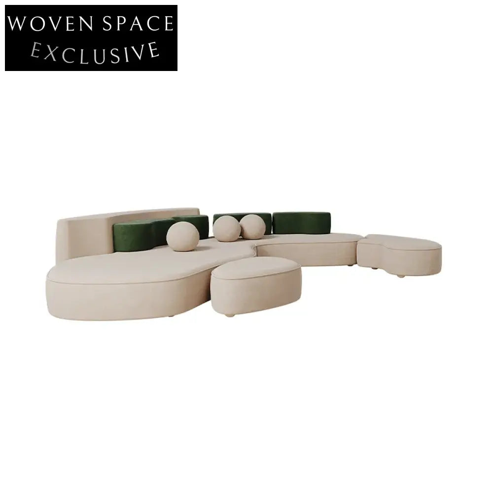 Modern Velvet Fabric 2-Seater Sofa - Contemporary Solid Wood Frame Couch