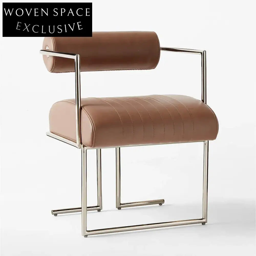 Modern Velvet Fabric Accent Chair with Nordic Metal Frame and Robust Legs