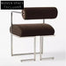 Modern Velvet Fabric Accent Chair with Nordic Metal Frame and Robust Legs