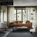 Modern Velvet Fabric Cambered Design Sofa Set for Elegant Living Room