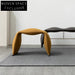 Modern Velvet Fabric Gold Metal Legs Luxury Ottoman Bed End Stool