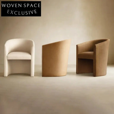 Modern Velvet Fabric High Back Armrest Dining Chair for Luxury Home Dining