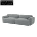Modern Velvet Fabric Modular Sectional Low Arm Floor Sofa