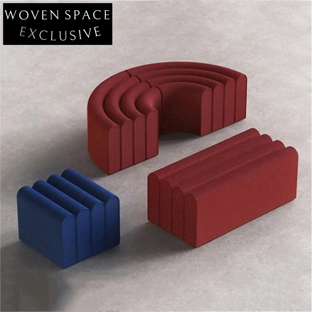 Modern Velvet Fabric Ottoman Shoe Stool Accent Chair Living Room Footstool