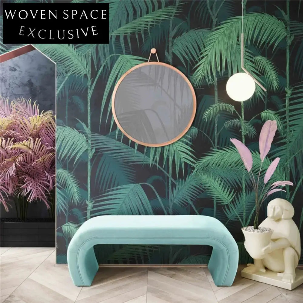 Modern Velvet Fabric Upholstered Long Ottoman Bench for Living Room Entryway