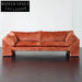 Modern Velvet I-Shape Three-Seater Sofa for Contemporary Living Rooms