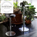 Modern Velvet Rotating Adjustable Stainless Steel Bar Stool