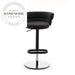 Modern Velvet Rotating Adjustable Stainless Steel Bar Stool