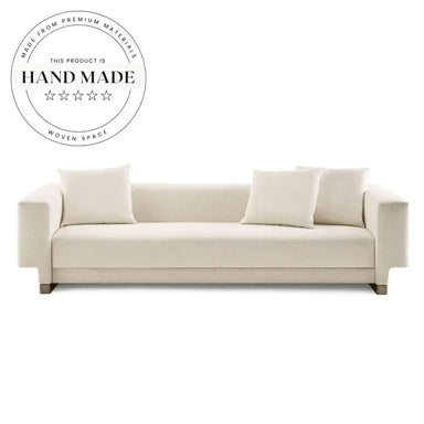 Modern Velvet Sectional Chesterfield Metal Frame Living Room Sofa