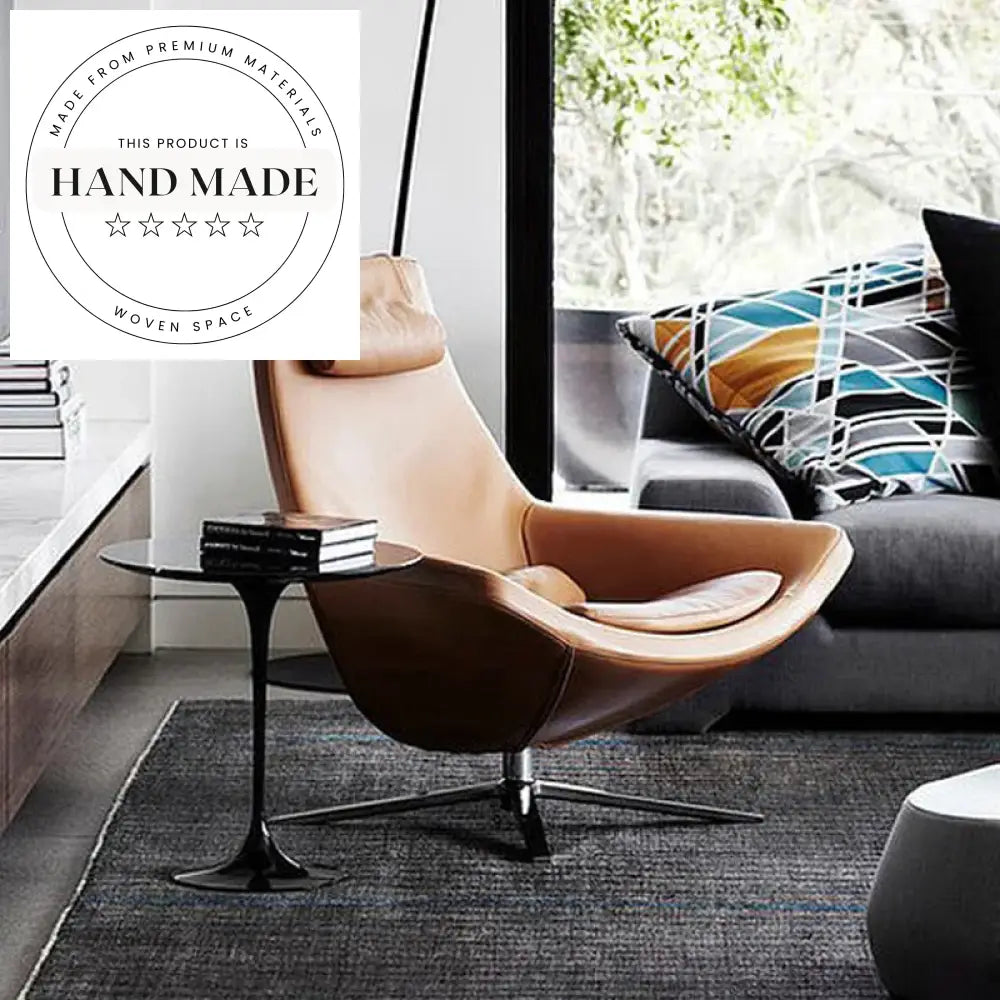 Modern Velvet Tufted Swivel Lounge Chair for Living Room & Office
