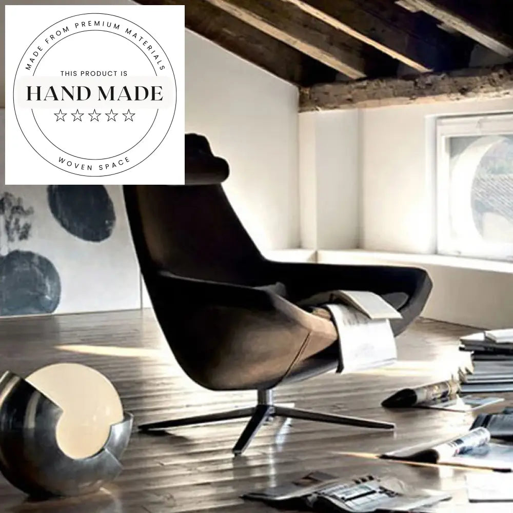 Modern Velvet Tufted Swivel Lounge Chair for Living Room & Office