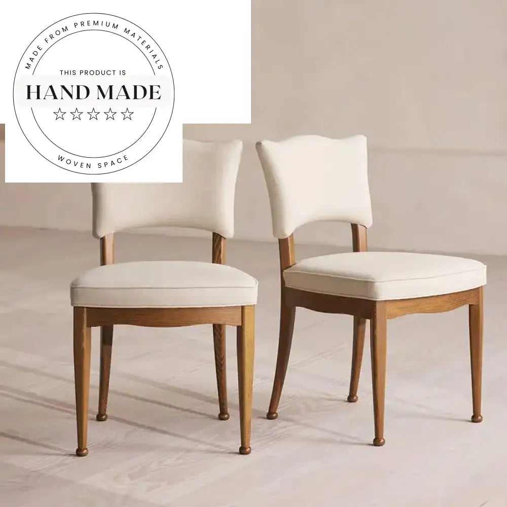 Modern Velvet Upholstered Dining Armchair with Solid Oak Wood Frame