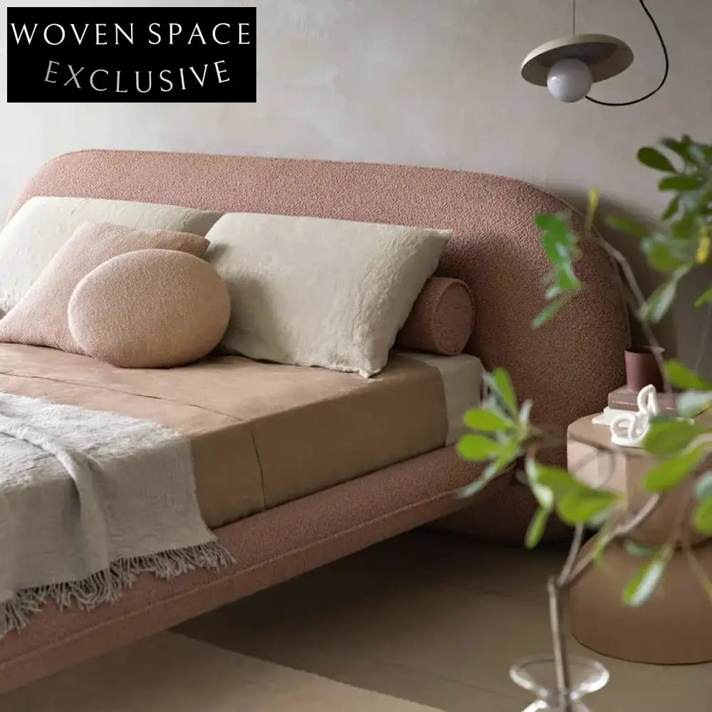 Modern Velvet Upholstered King Size Box Bed Frame, Elegant Wooden Bed